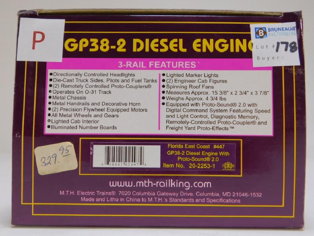 MTH Florida East Coast GP38 -2 Diesel Engine Train (1 of 3)