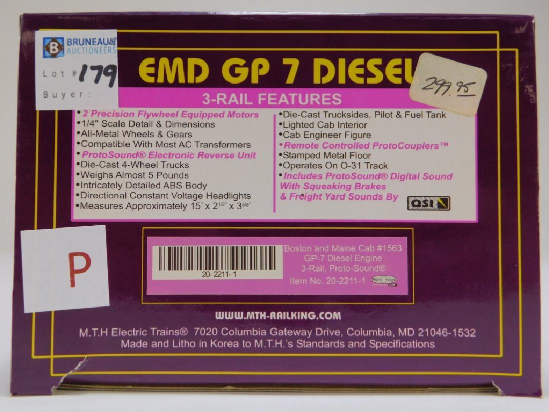 MTH Boston & Maine EMD GP-7 Diesel Engine O Train (1 of 3)