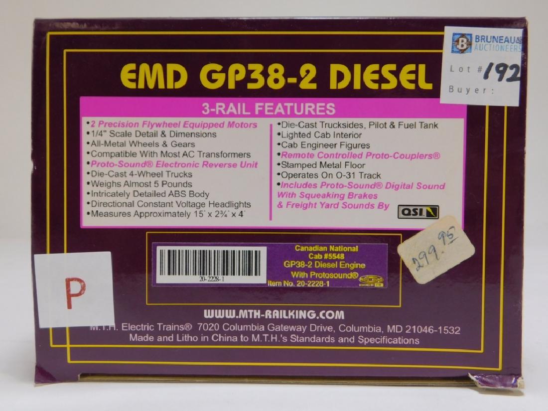 MTH Canadian National EMD GP38-2 Diesel O Train (1 of 3)