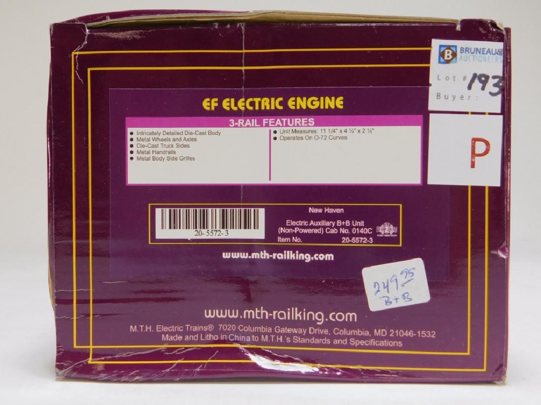 MTH New Haven EF Electric Auxiliary B+B Unit Train: Item no. 20-5572-3.
