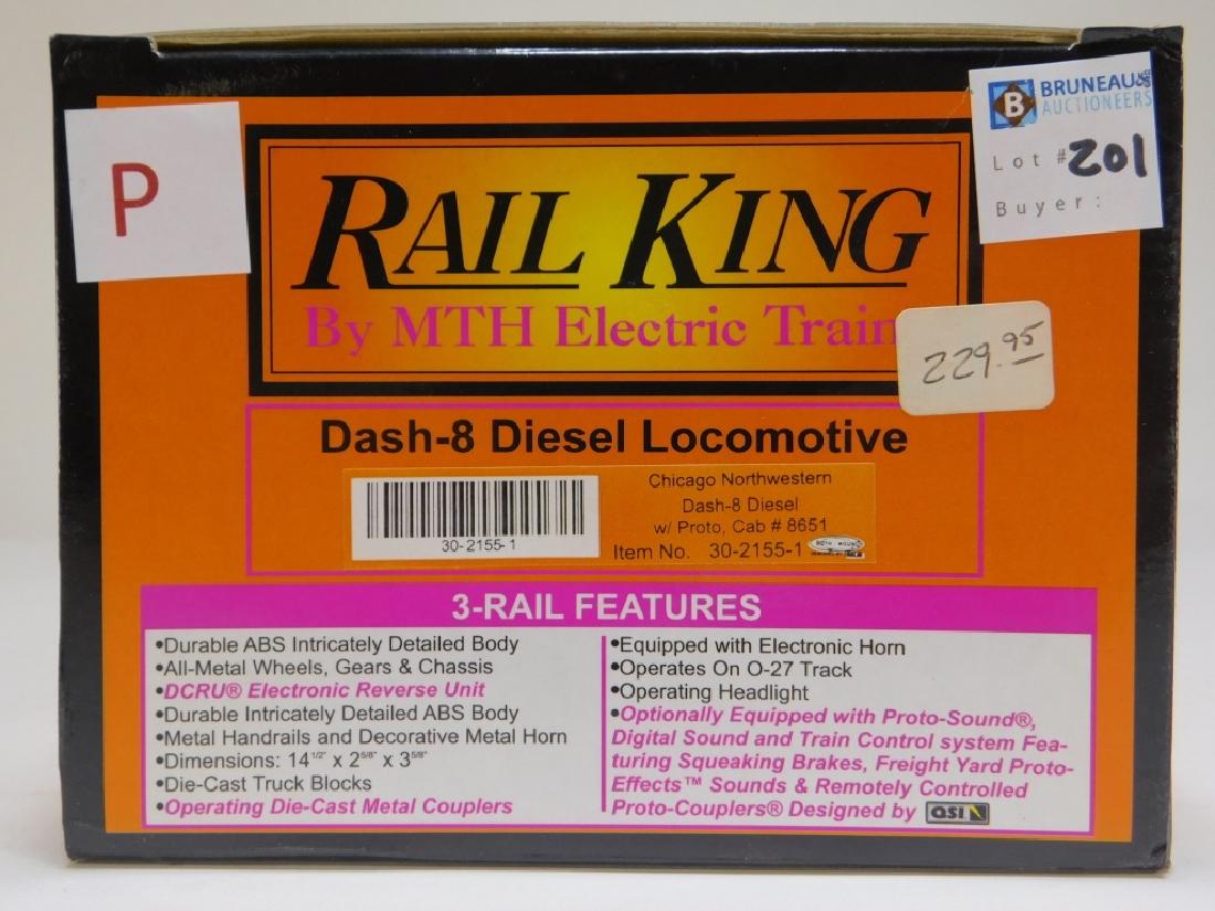 Rail King Chicago Northwestern Dash-8 Diesel Train (1 of 3)