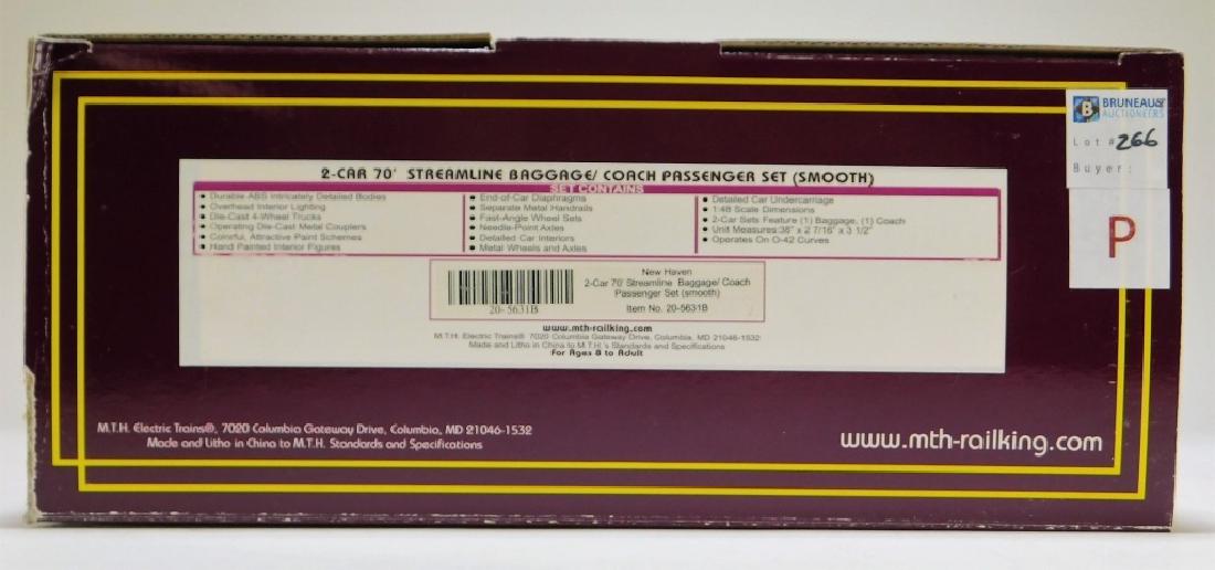 MTH New Haven 2 Car Streamline Baggage Train: Item no. 20-5631B.