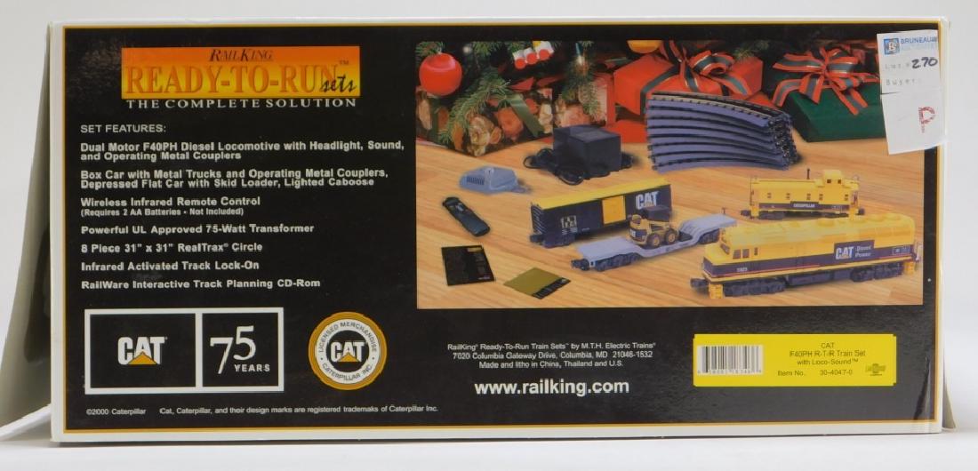 Rail King CAT F40PH RTR Locomotive O Train Set (1 of 3)