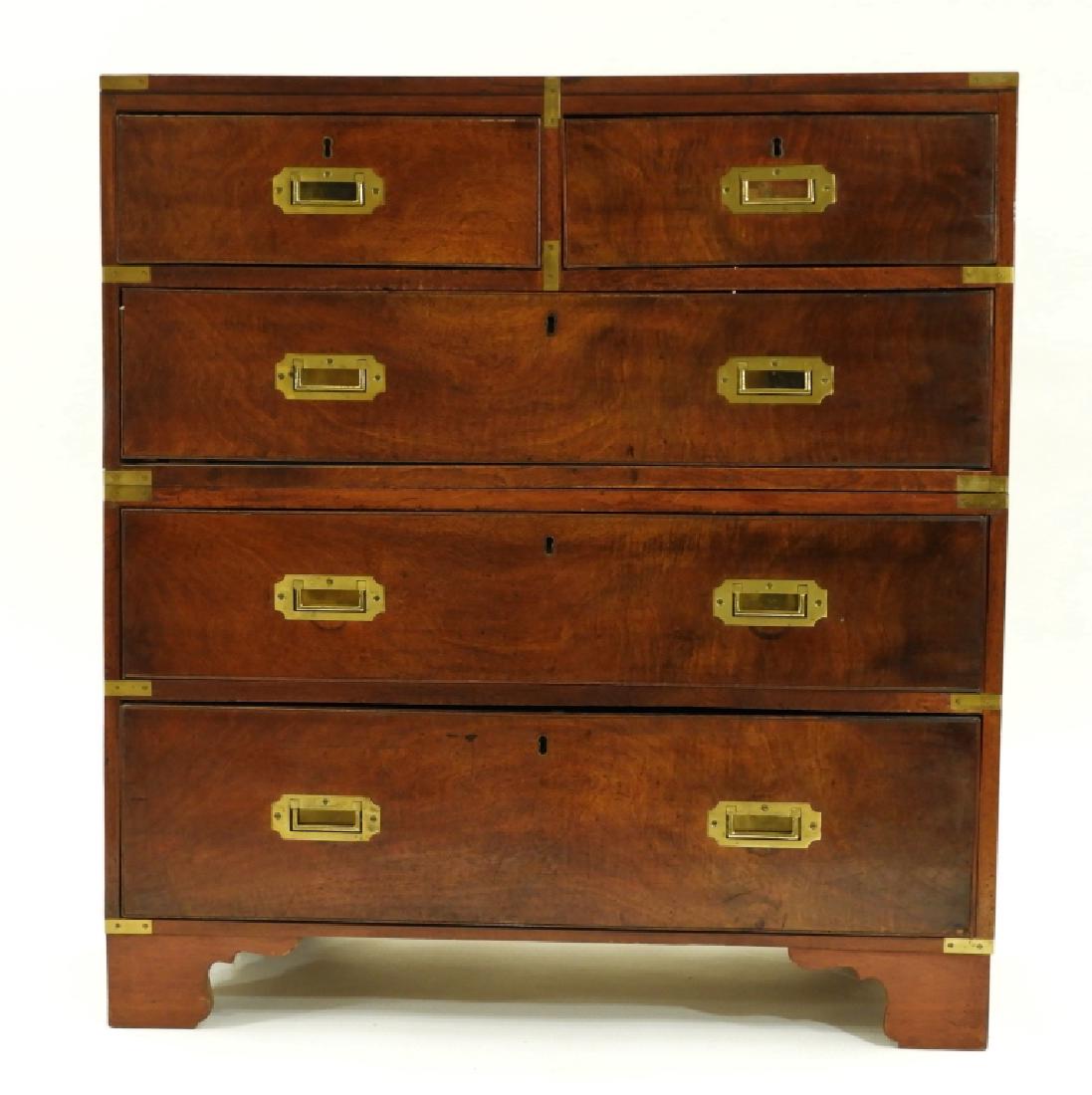 19C. Chinese Camphor Wood Campaign Chest (1 of 11)