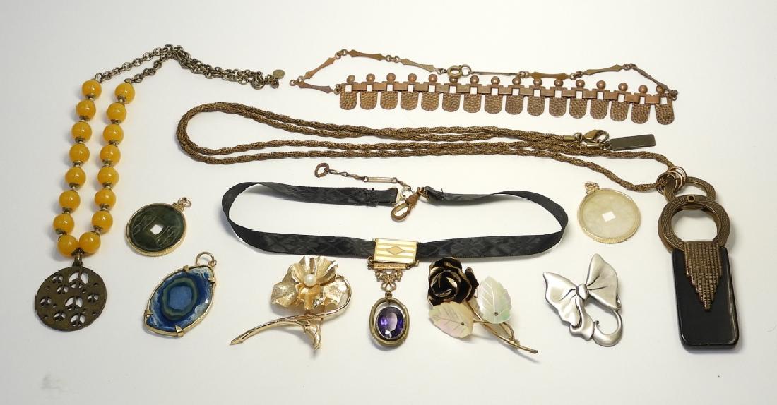 Estate Costume Victorian Mourning Copper Jewelry (1 of 3)