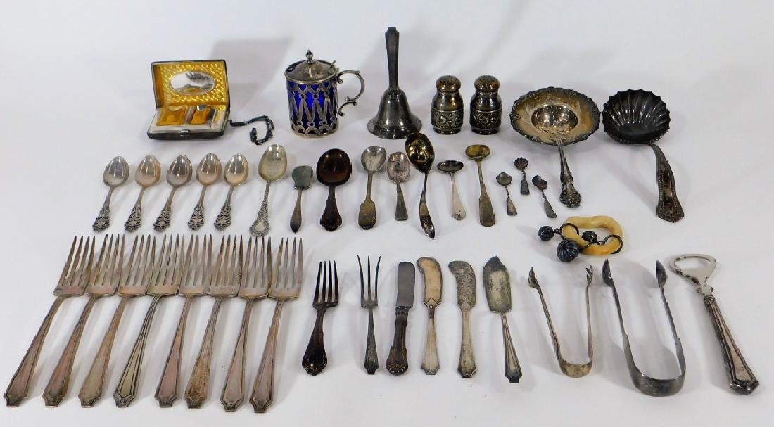 Estate Sterling Silver Flatware Compact 39ozt (1 of 5)