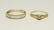 2 Estate 14K Gold Diamond Cubic Zirconia Rings - 2