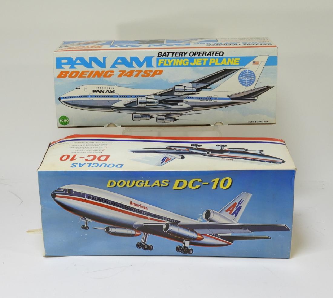 2 Hong Kong Echo Battery Operated Tin Litho Jets (1 of 5)