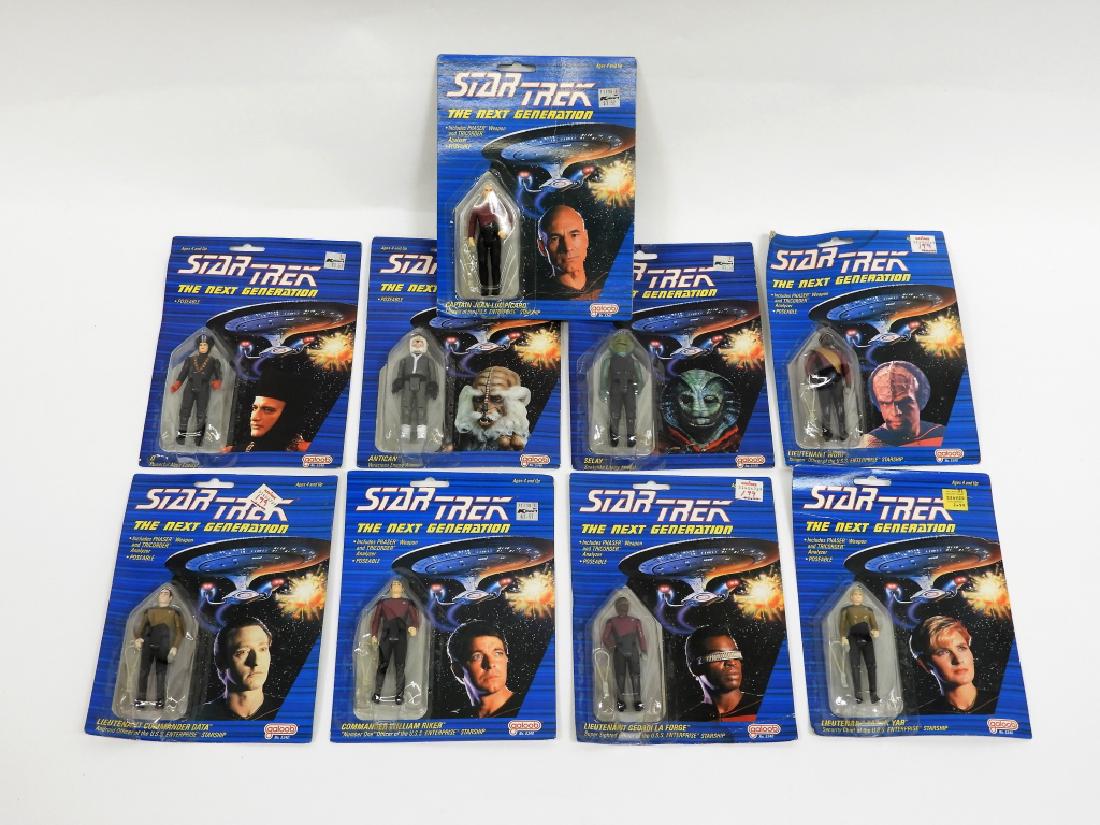 9PC Galoob Star Trek Next Generation Aliens Group (1 of 5)