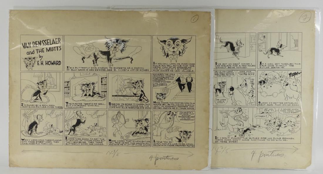 E.H. Howard Van Rensselaer & The Mutts Comic Art (1 of 6)