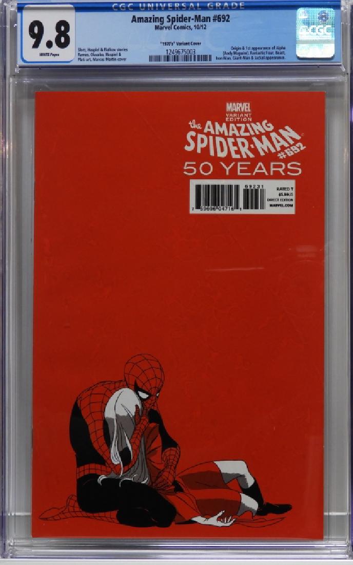 Marvel Amazing Spider-Man #692 Variant CGC 9.8 (1 of 2)