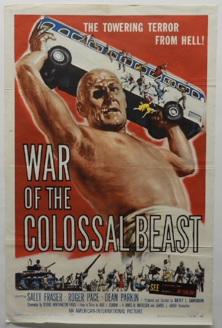War of the Colossal Beast 1958 One Sheet Poster (1 of 5)