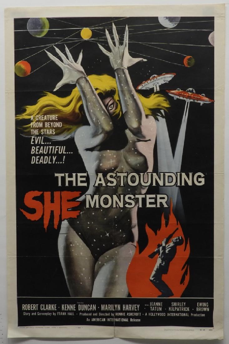 The Astounding She Monster 1958 One Sheet Poster (1 of 6)
