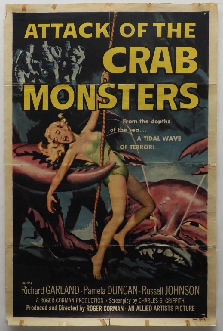 Attack of the Crab Monsters 1957 One Sheet Poster (1 of 6)