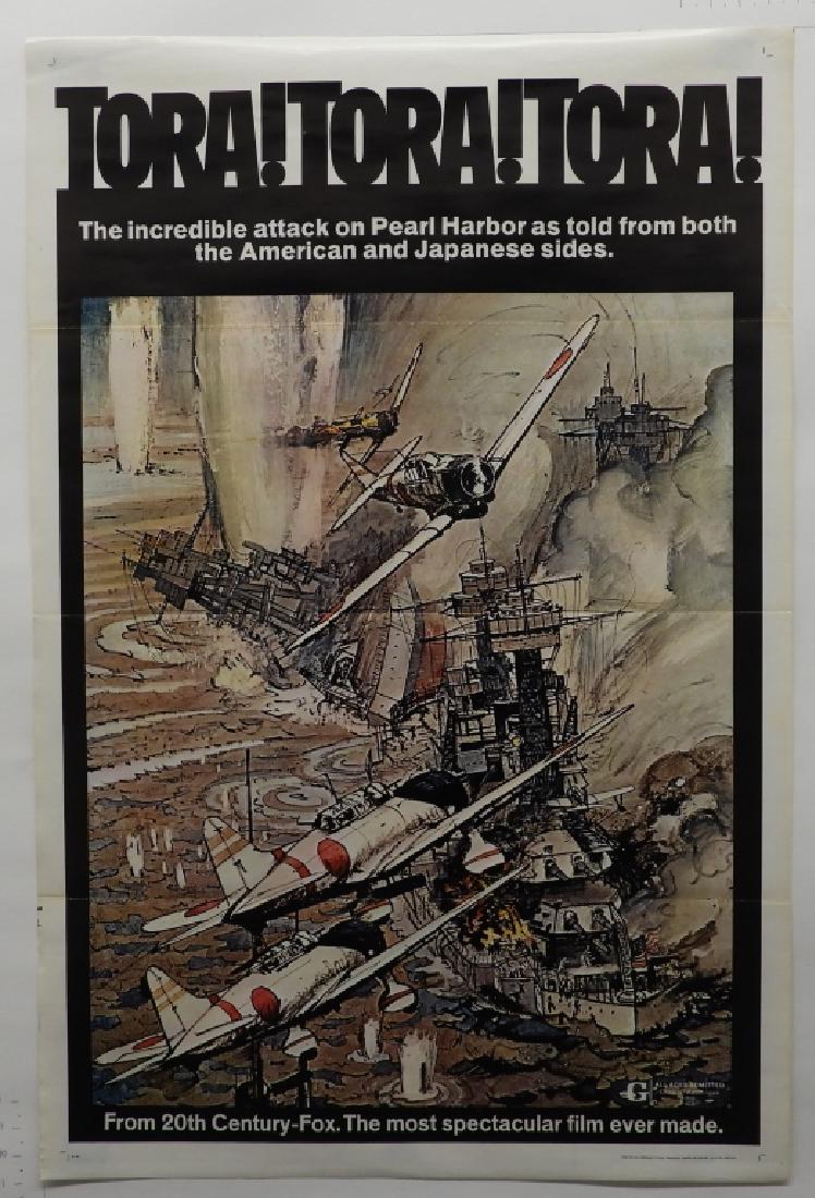 Tora! Tora! Tora! 1970 One Sheet Movie Poster: 20th Century Fox Film Corp,1970 The incredible attack on Pearl Harbor as told from both the American and Japanese sides. From 20th Century Fox. The most spectacular film ever made. #3047 Paper,Approx 