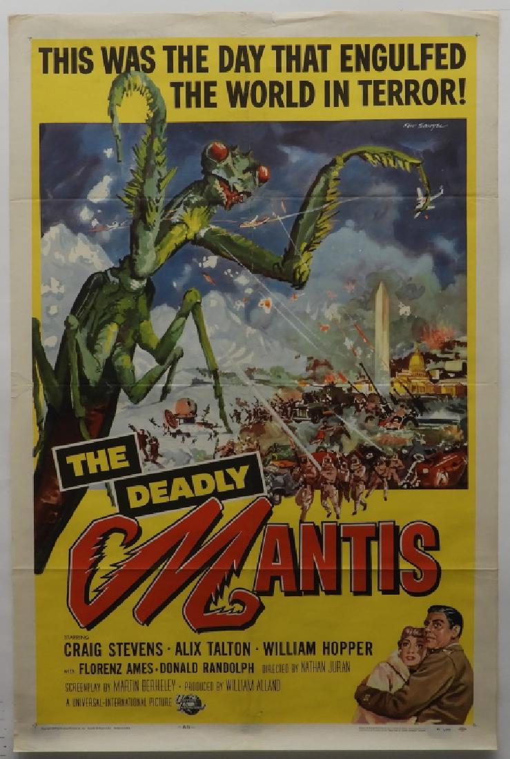 The Deadly Mantis 1957 One Sheet Movie Poster (1 of 5)