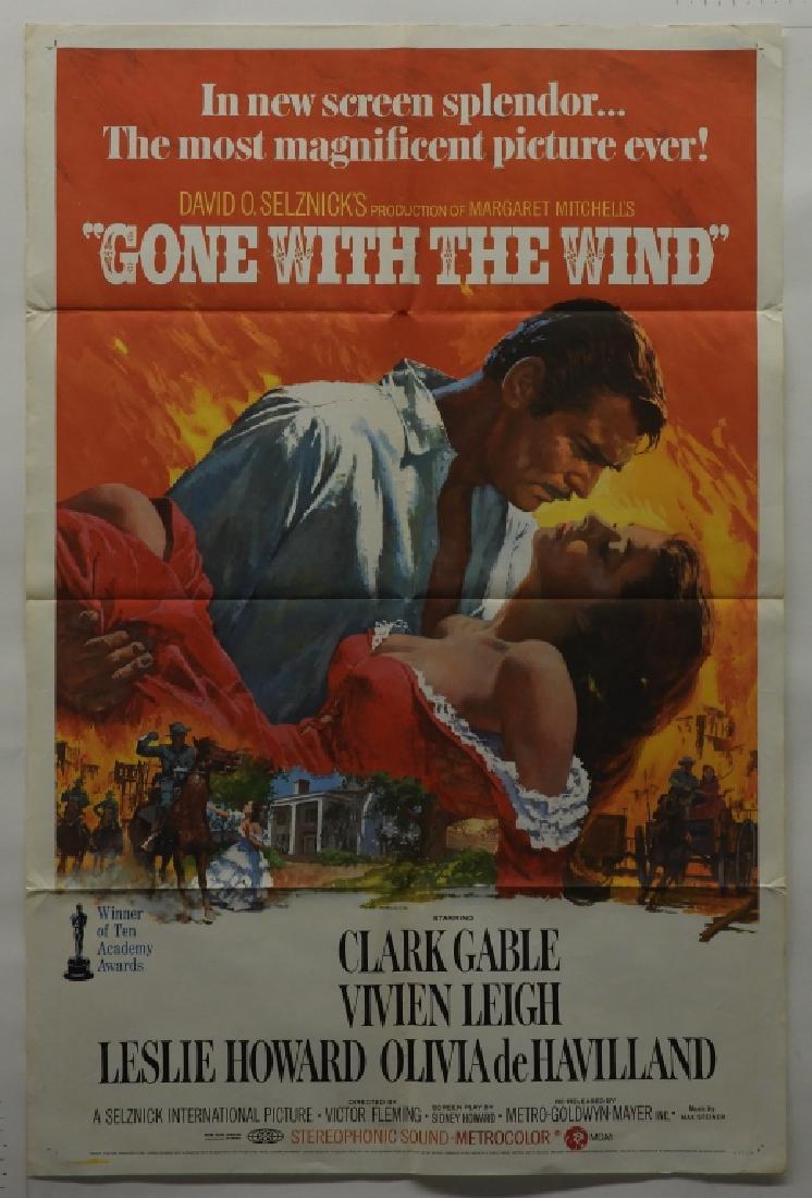 Gone With The Wind 1970 One Sheet Movie Poster (1 of 5)