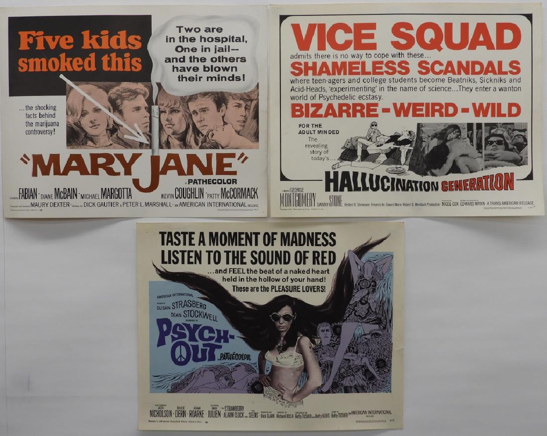 3 Mary Jane Vice Squad Psych-Out 1/2 Sheet Posters (1 of 4)