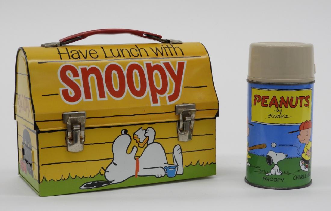1968 King-Seeley Peanuts Snoopy Lunch Box Thermos (1 of 8)