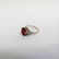 Art Deco 14K White Gold Ruby Lady's Ring - 2