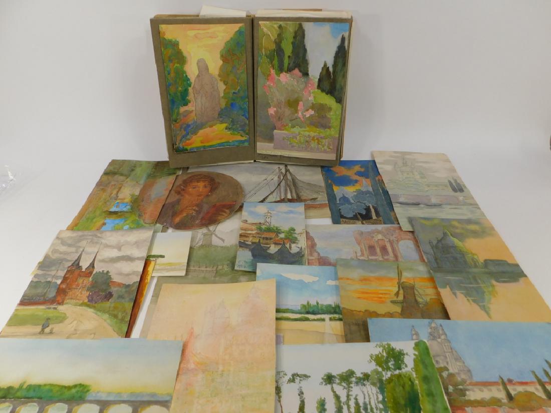 15+ Alice & Carleton Sprague Italian WC Paintings (1 of 12)