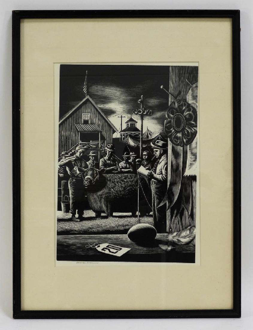 Stevan Dohanos State Fair 1948 Wood Engraving (1 of 9)