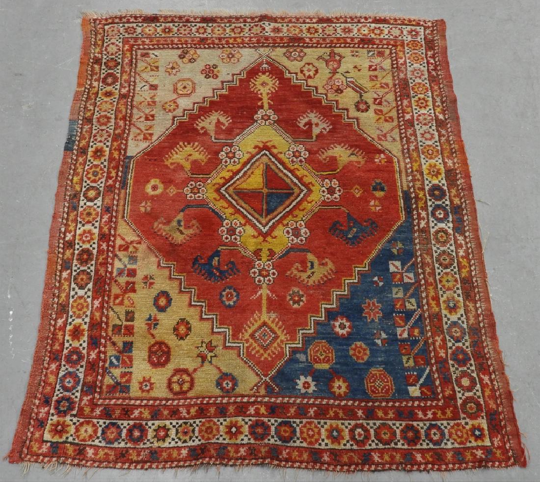 Antique Turkish Anatolian Carpet Rug (1 of 8)