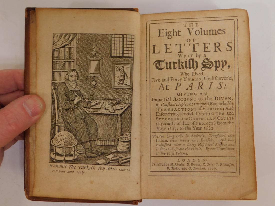1707 Turkish Spy in Paris Antiquarian Book (1 of 6)