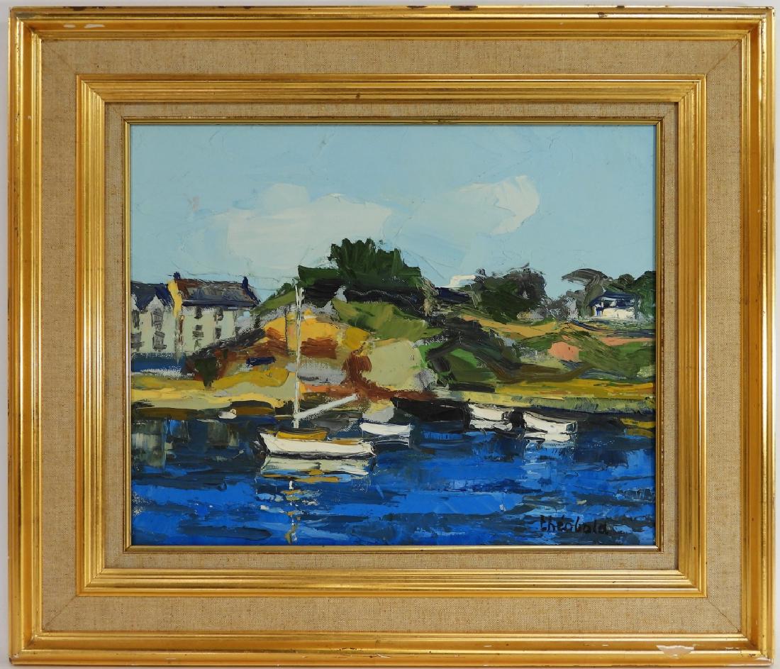 Renee Theobald French Harbor Seascape Painting (1 of 10)