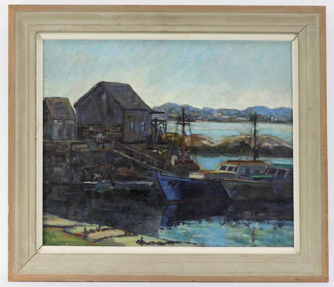 Vera Owen Impressionist Gloucester Harbor Painting (1 of 9)