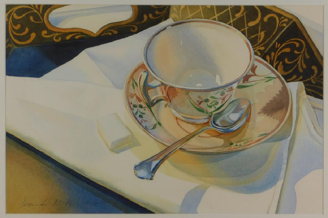 Contemporary Tea Time Tabletop Still Life Painting (1 of 5)