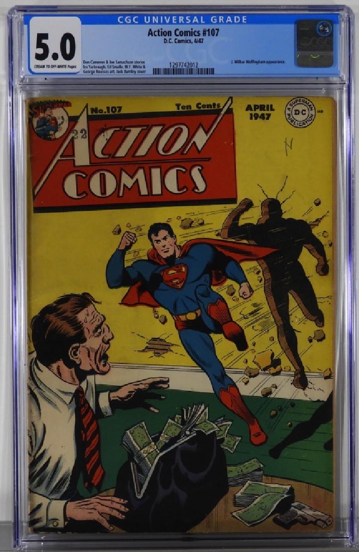 DC Comics Action Comics #107 CGC 5.0 (1 of 2)