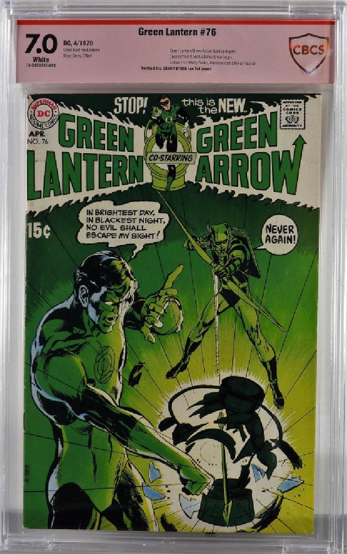 DC Comics Green Lantern #76 CBCS 7.0 Signed O'Neil (1 of 2)