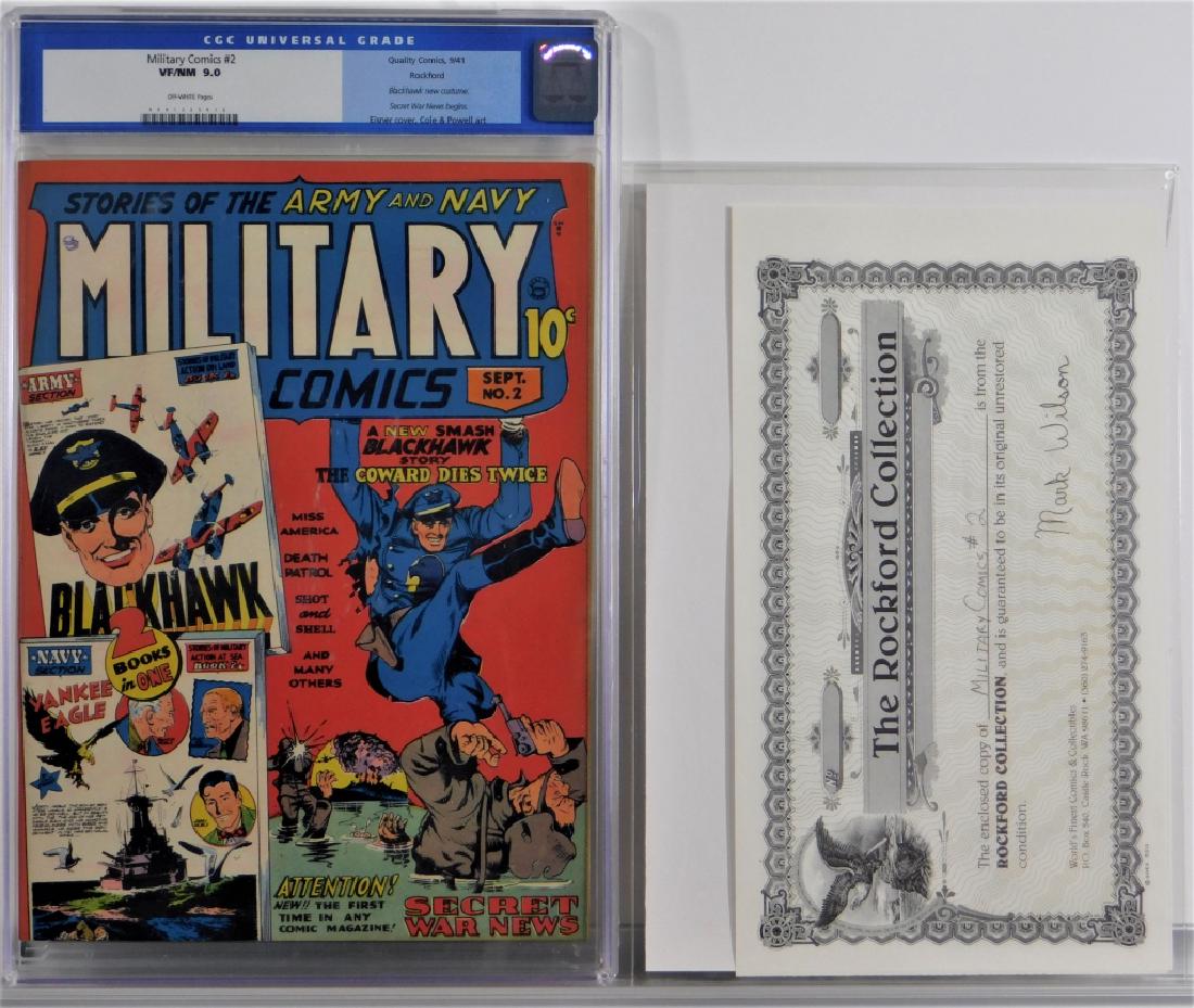 Quality Comics Military Comics #2 CGC 9.0 (1 of 2)