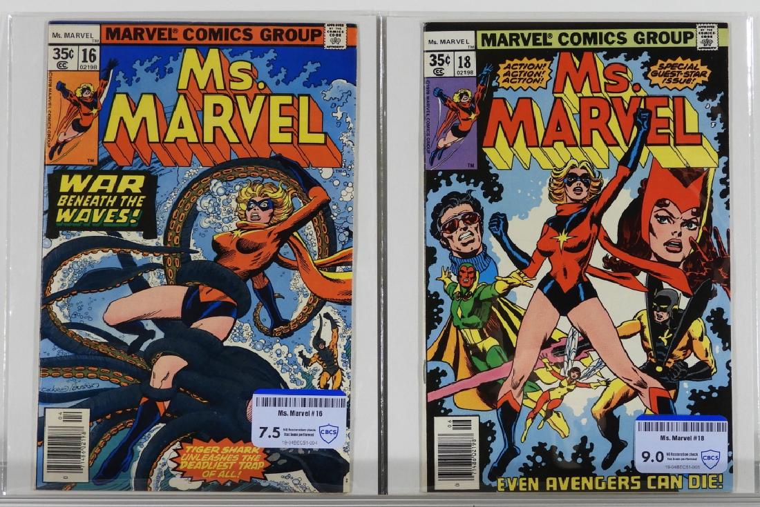 Marvel Comics Ms. Marvel #16 #18 CBCS 7.5 9.0 (1 of 1)