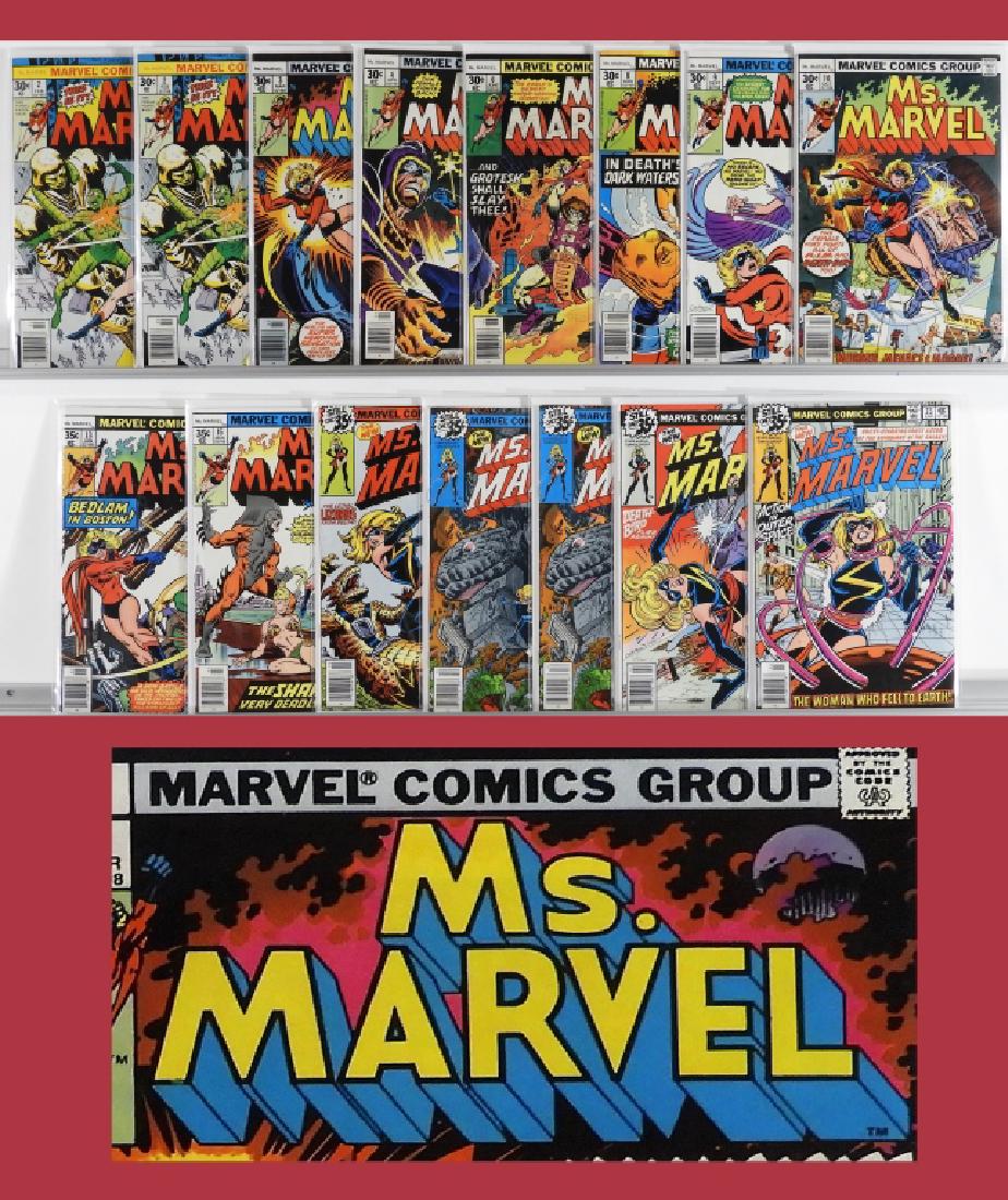 15PC Marvel Comics Ms. Marvel #2-#23 Near Run (1 of 6)