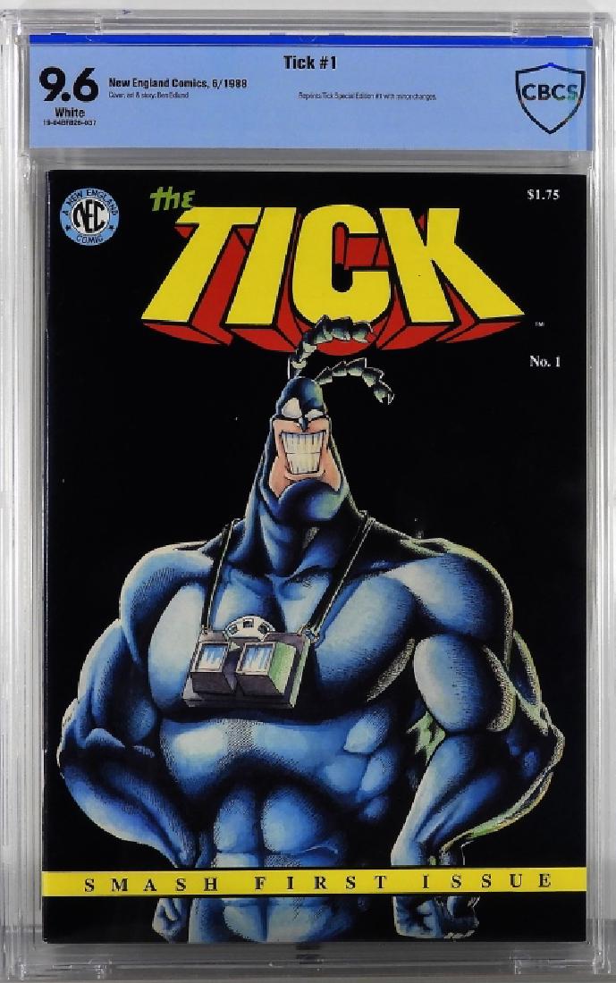 New England Comics Tick #1 CBCS 9.6 (1 of 2)