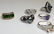 10PC Sterling Silver & Precious Stone Lady's Rings - 4