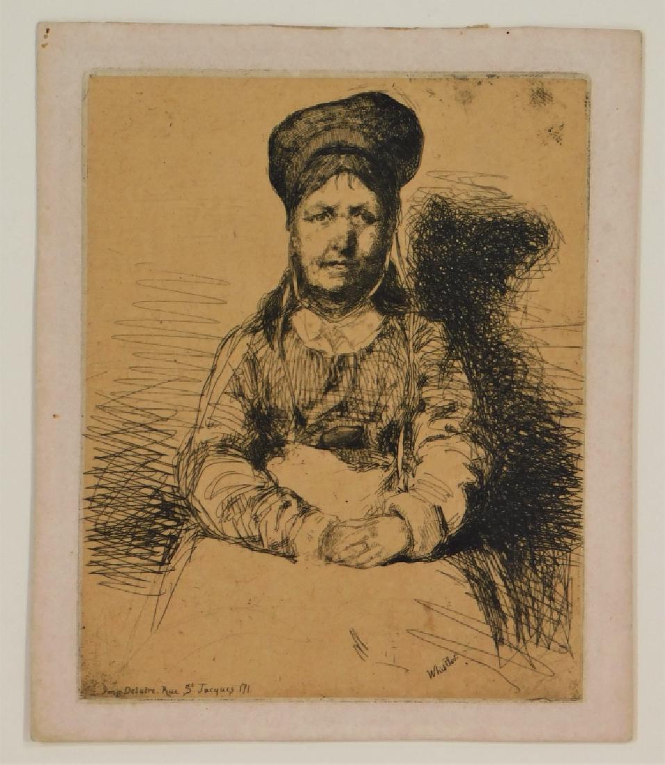 James Abbott McNeil Whistler La Rétameuse Etching (1 of 5)
