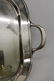 2PC St. James Silver Plate Serving Tray & Stand - 5
