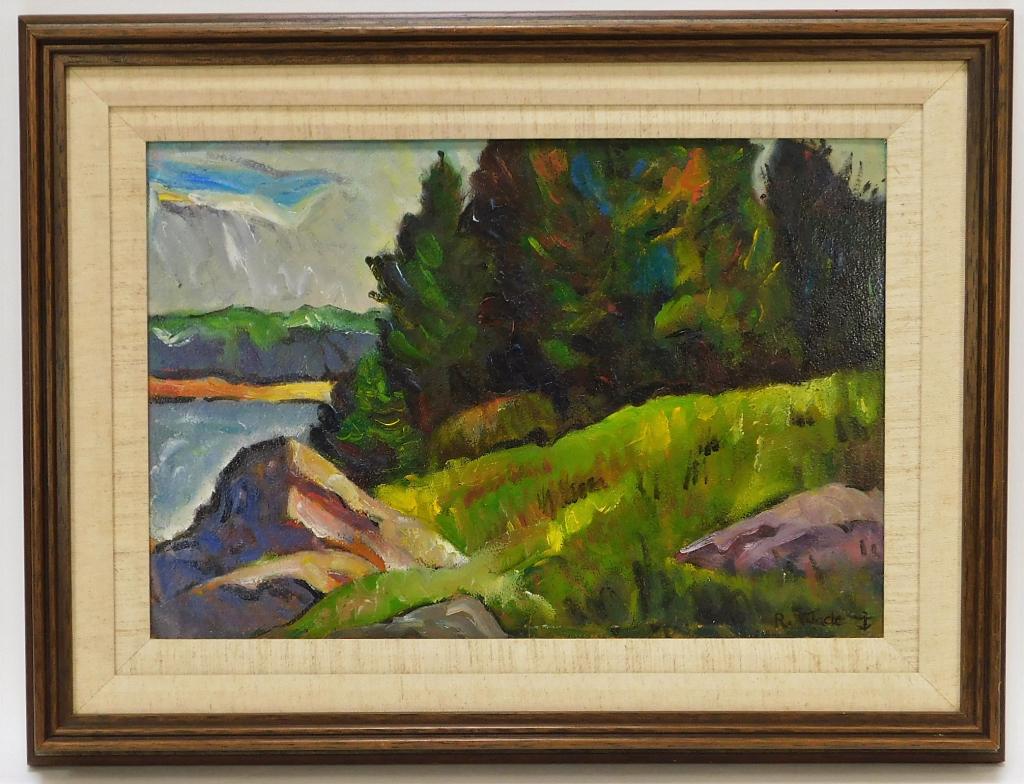 Robert Wade New England Forest Landscape Painting (1 of 8)