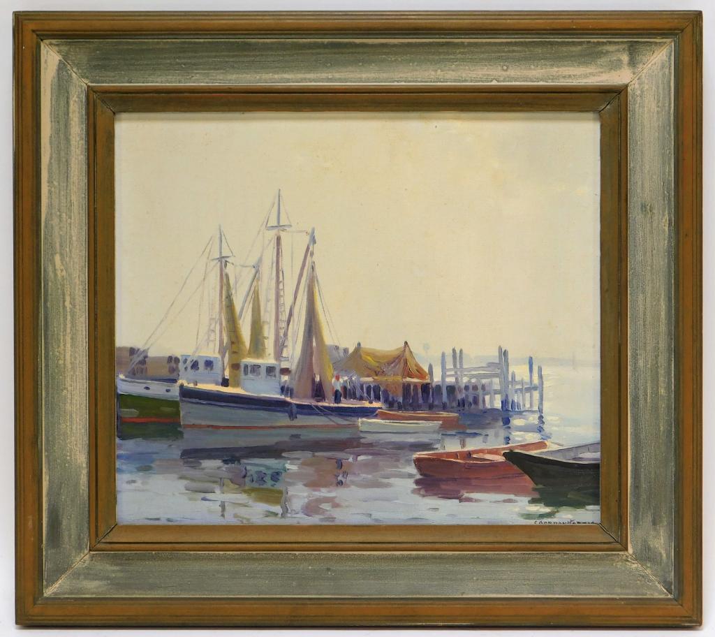 C. Gordon Harris Rhode Island Harbor O/B Painting (1 of 6)