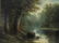 19C Jay C. Taylor Illuminated Forest O/C Painting - 2