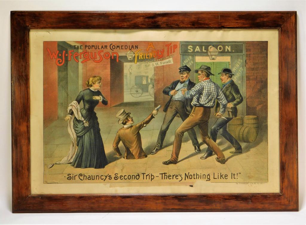 Strobridge Lithograph Co. Poster of W. J. Ferguson (1 of 7)