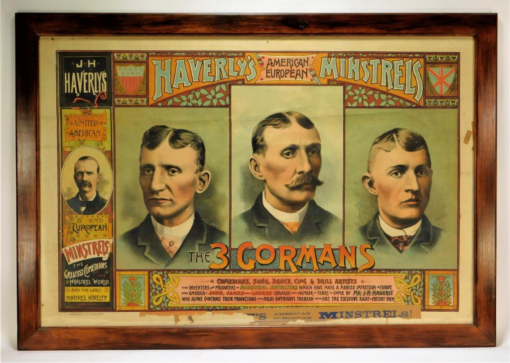 W. J. Morgan & Co. Haverly Minstrels Lithograph (1 of 9)