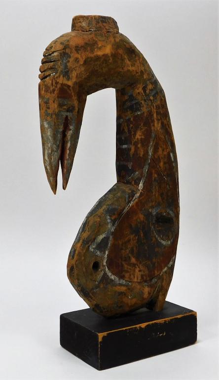Sepik River Carved Wood Ceremonial Bird Hook (1 of 8)