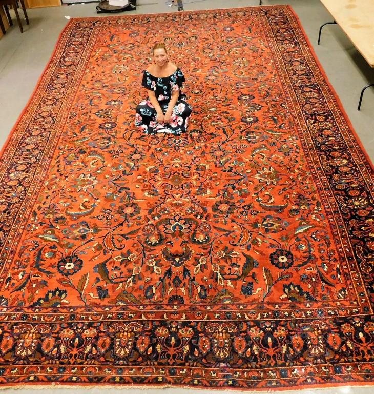 Antique Lilihan Palace Size Carpet Rug (1 of 7)