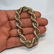14K Gold Fancy Braided Rope Twist Bracelet 34.7g - 4