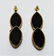 PR 14K Gold & Onyx Geometric Earrings - 5