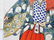 Japanese Edo Period Men's Figural Silk Kimono - 10